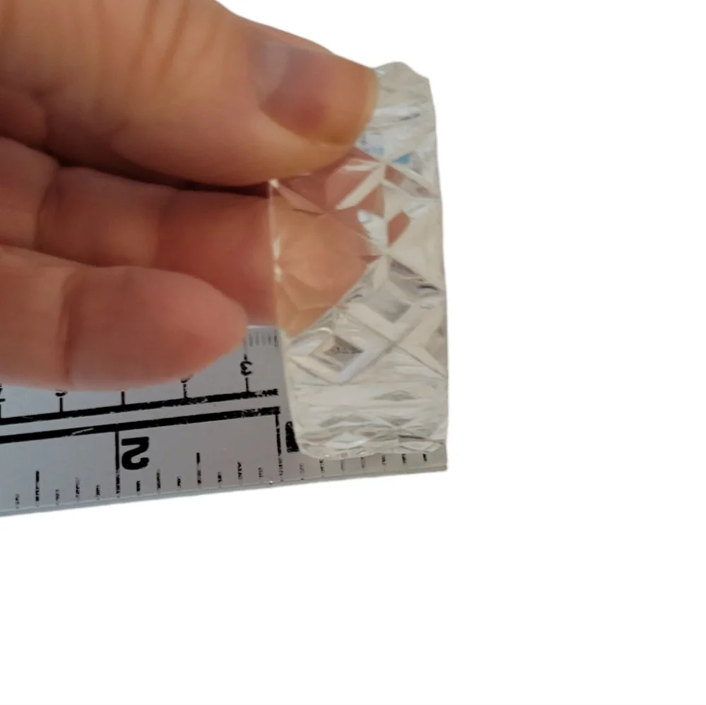 Vintage clear acrylic